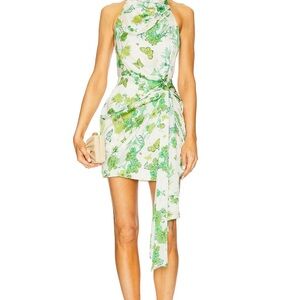 Elliatt Tess Halter Sheath Mini Dress Halter Sleeveless Wedding Guest